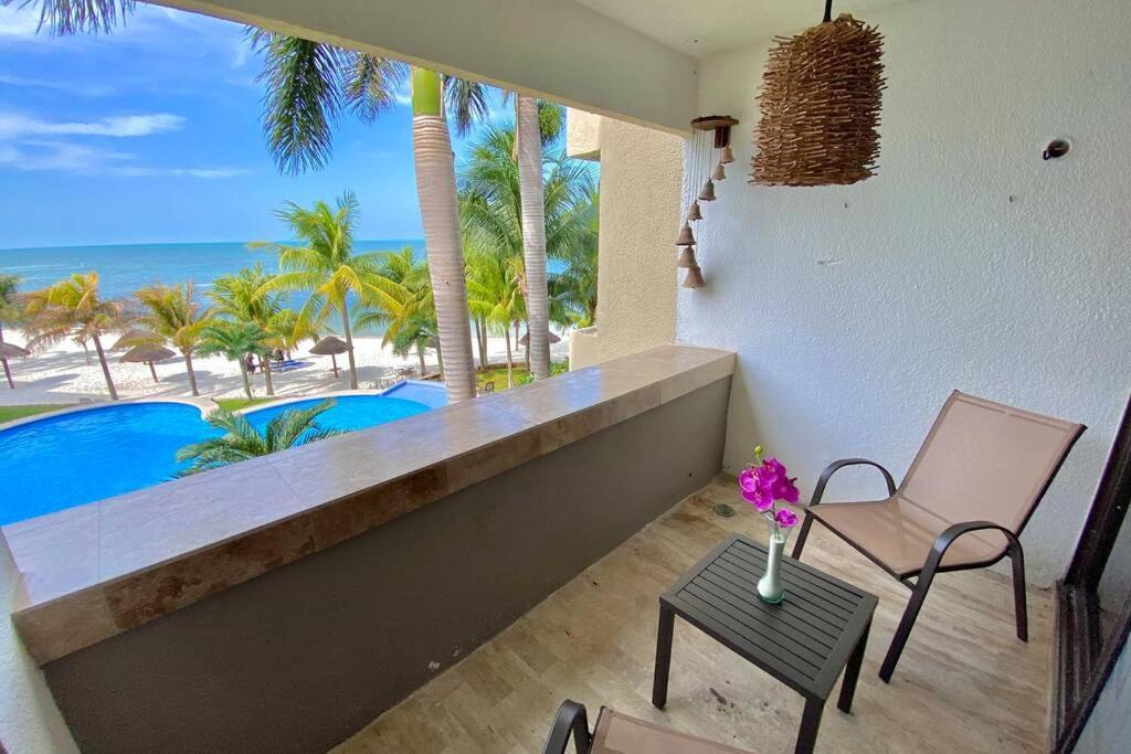 Oceanfront Condo Bm By Andiani Cancún Exteriér fotografie