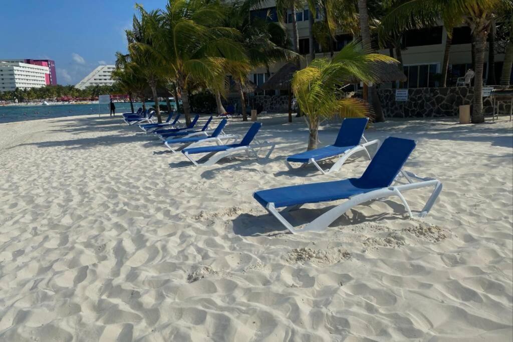 Oceanfront Condo Bm By Andiani Cancún Exteriér fotografie